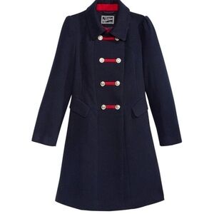 Rothschild Black Coat with Red Lining New Without Tags